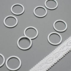 Кольцо металлическое для бюстгальтера, 11 мм, белый ARTA-F (009958)