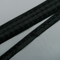 Застежка крючки и петли на ленте, 3 ряда, черный - 170 (F.2587, ARTA-F) (009492)