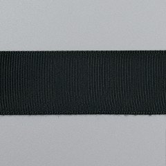 Репсовая лента, черный - black, 25 мм, Corseteria (011544)