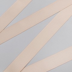 Репсовая лента, телесный - tan, 25 мм, Corseteria (011552)