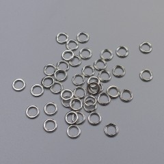 Кольцо металлическое для бюстгальтера, никель, 6 мм (011900)