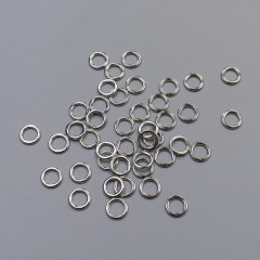 Кольцо металлическое для бюстгальтера, никель, 6 мм (011900)