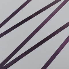 Лента атласная, сливовое вино - shadow purple, 9 мм, Corseteria (011911)