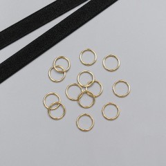 Кольцо металлическое для бюстгальтера, золото, 12 мм (6 DG/12) (012316)