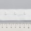 Застежка крючки и петли на ленте, 1 ряд, молочный - 004 (F.2650, ARTA-F) (012850)