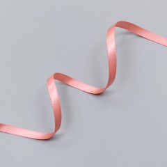 Лента атласная, светлый коралл - light coral, 6 мм, Corseteria (012889)