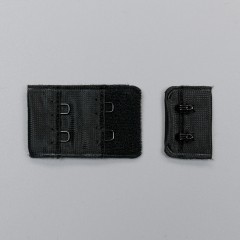 Застежка крючки и петли, 27 мм, 2 ряда, черный (ARTA-F) (012955)