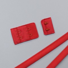 Застежка крючки и петли, 27 мм, 2 ряда, красный (ARTA-F) (012957)