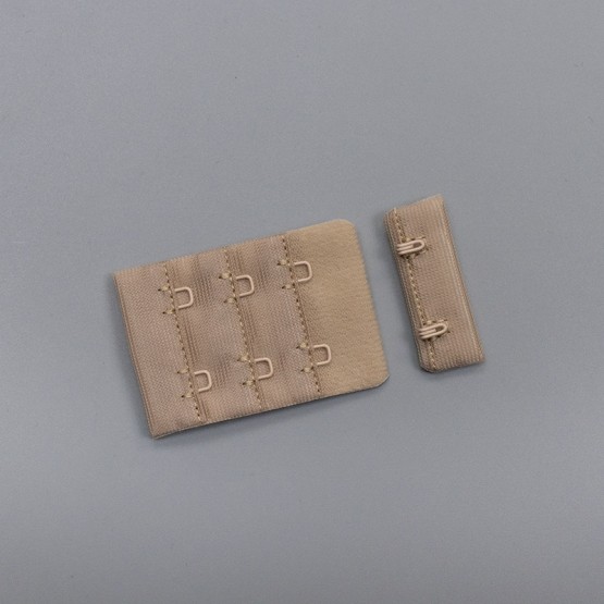 Застежка крючки и петли, 38 мм, 3 ряда, кофе с молоком - 030 (F.2587, ARTA-F) (013710)