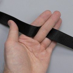 Резинка бретелечная 25 мм, черный (цвет 170), 740/10, Lauma (013719)