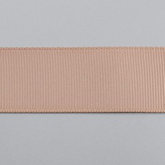 Репсовая лента полиэстер, 25 мм, темный розово-телесный (013724)