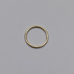 Кольцо металлическое для бюстгальтера, золото, 18 мм (6 DG/18) (013773)