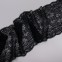 Кружево эластичное, диз 004 — черный (lauma 170), 15 см (013850)