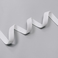 Бархатная лента полиэстер, 16 мм, ivory (000) (014765)