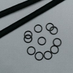 Кольцо металлическое для бюстгальтера, 11 мм, черный (ARTA-F) (009501)
