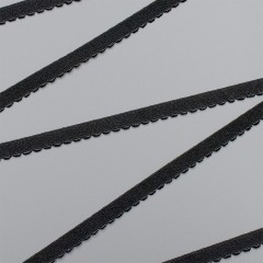 Резинка отделочная 10 мм, черный, диз. 641/10 (009907)