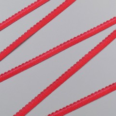 Резинка декоративная 9 мм, красный, 2735, M.Letizia (011426)