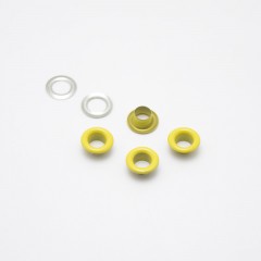 Люверсы металлические, 5мм (желтые), 40 шт. (008521)