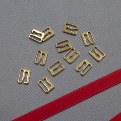 Крючок-регулятор для бюстгальтера, золото, 10 мм (621 DG/10) (009805)