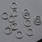 Кольцо металлическое для бюстгальтера, серебро, 8 мм (6 DG/8) (009807)