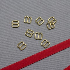 Регулятор металлический для бюстгальтера, золото, 8 мм (613 DG/8) (009808)